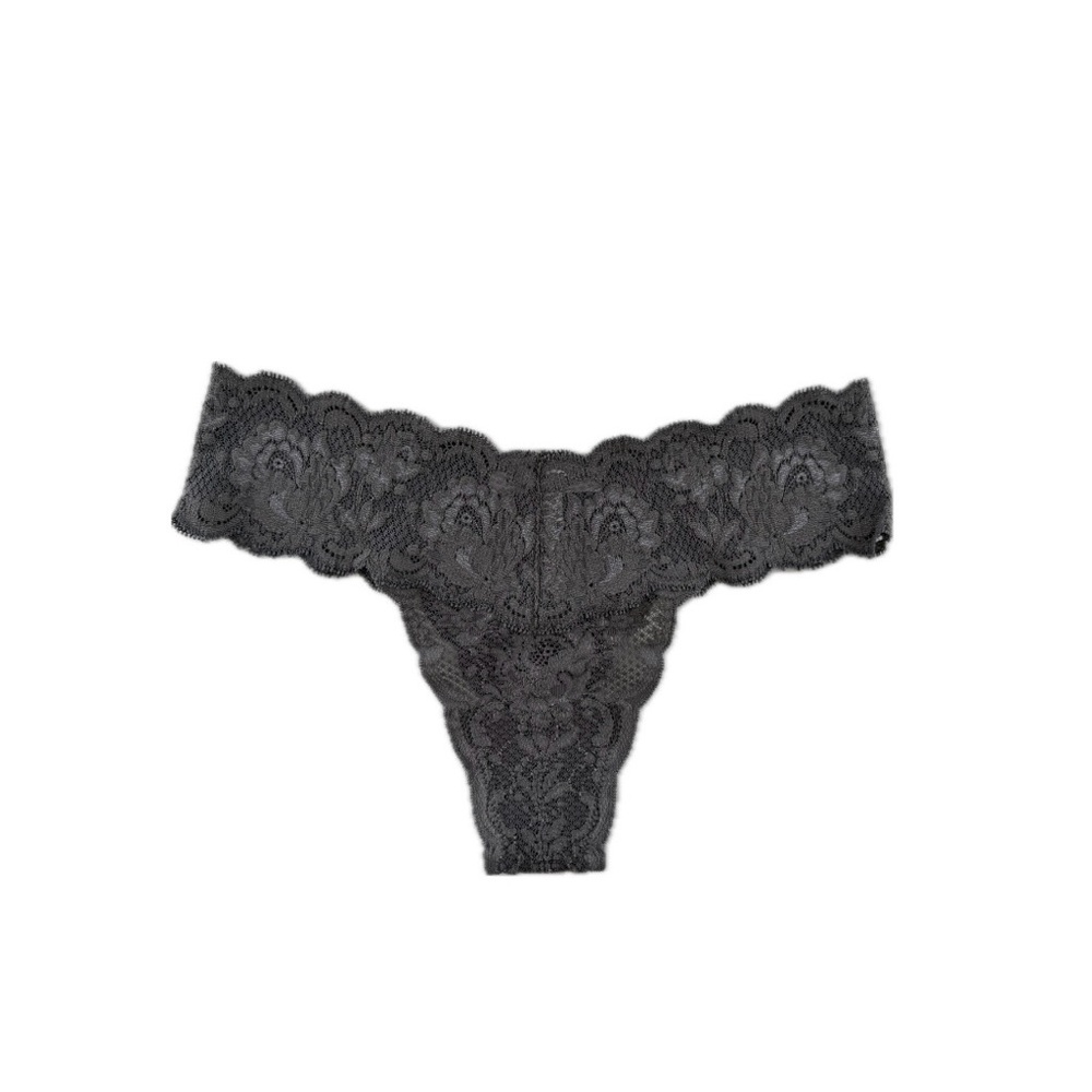 NWOT Cosabella Never Say Never Cutie Low Rise Thong in Dark Gray